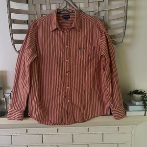 Aeropostale, salmon colored button down shirt